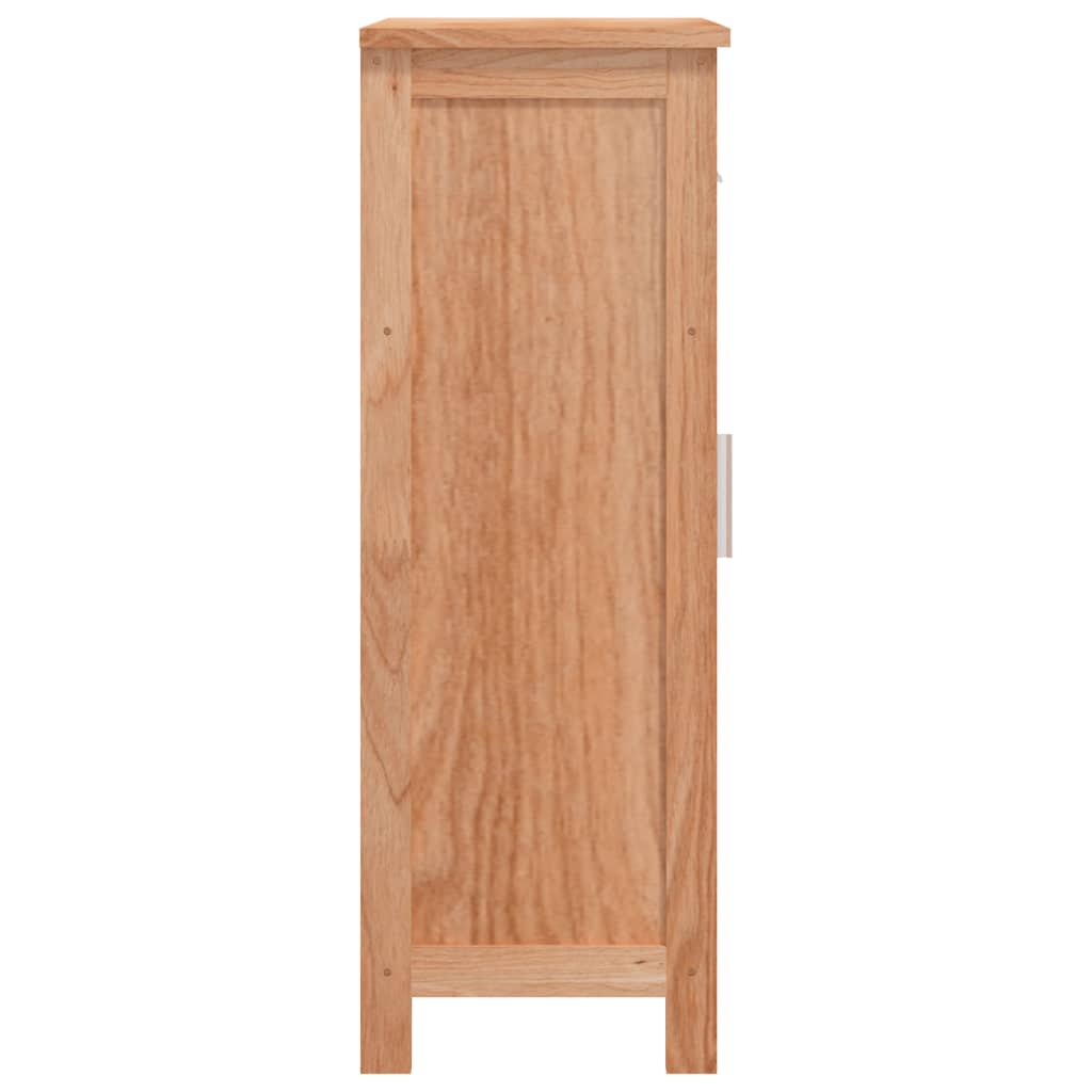 badeværelsesskab 42x29x82 cm massivt valnøddetræ