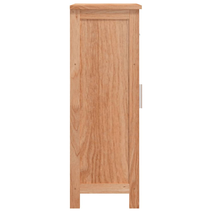 badeværelsesskab 42x29x82 cm massivt valnøddetræ
