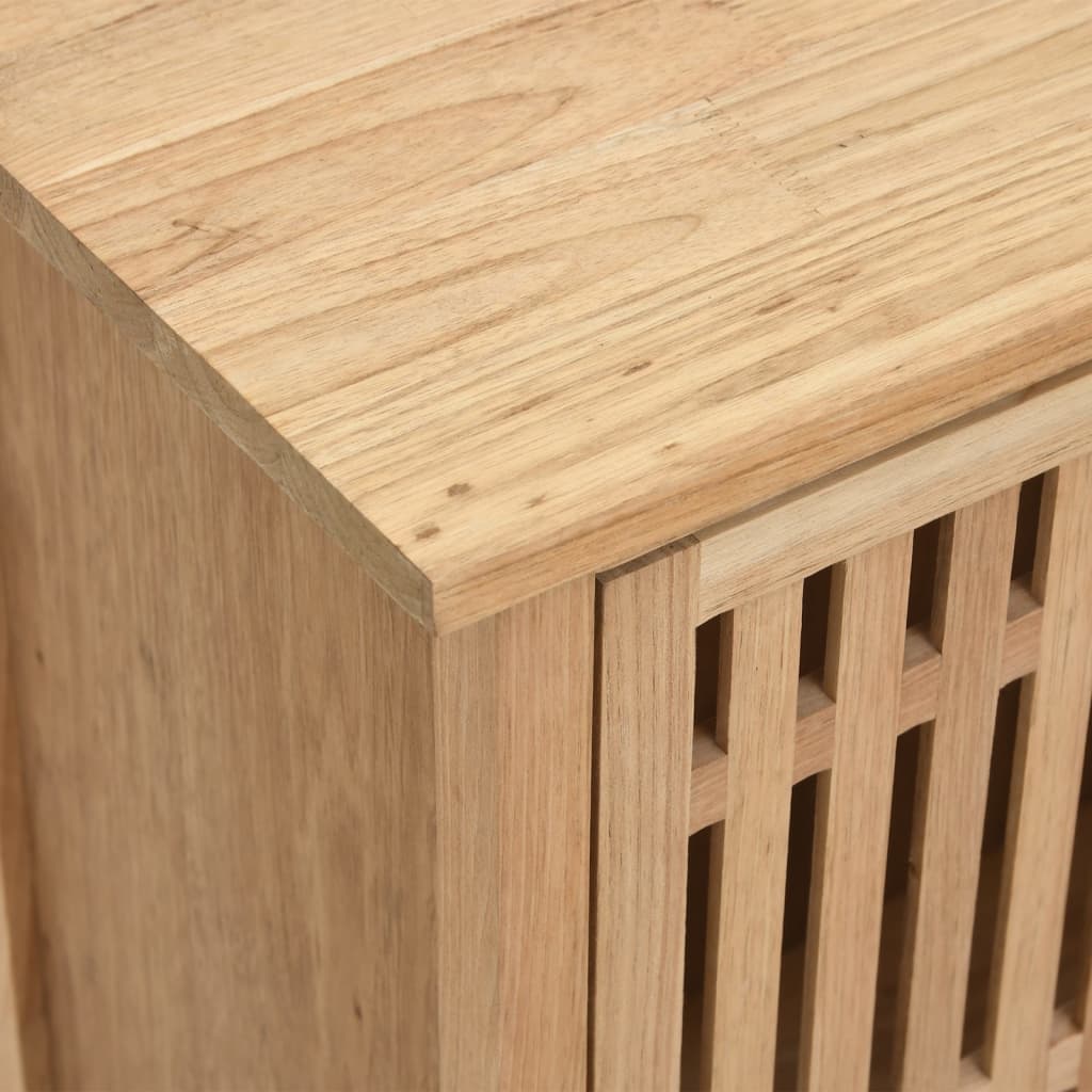 vaskeskab til badeværelse 66x29x61,5 cm massivt valnøddetræ
