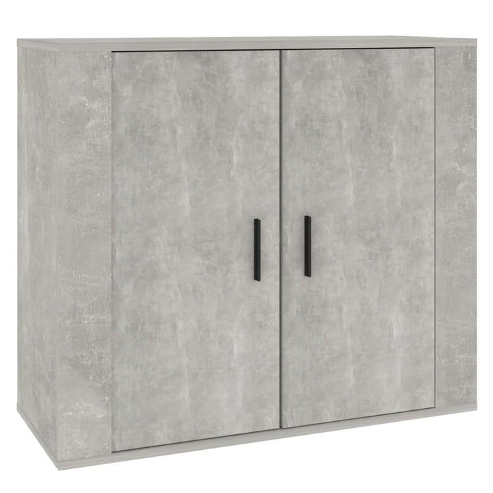 skænk 80x33x70 cm konstrueret træ betongrå