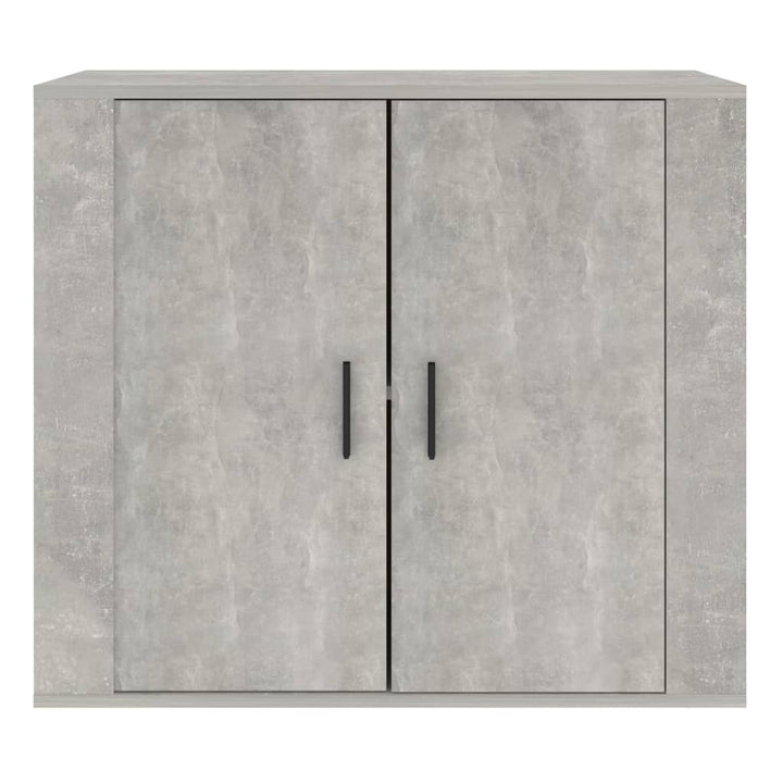 skænk 80x33x70 cm konstrueret træ betongrå