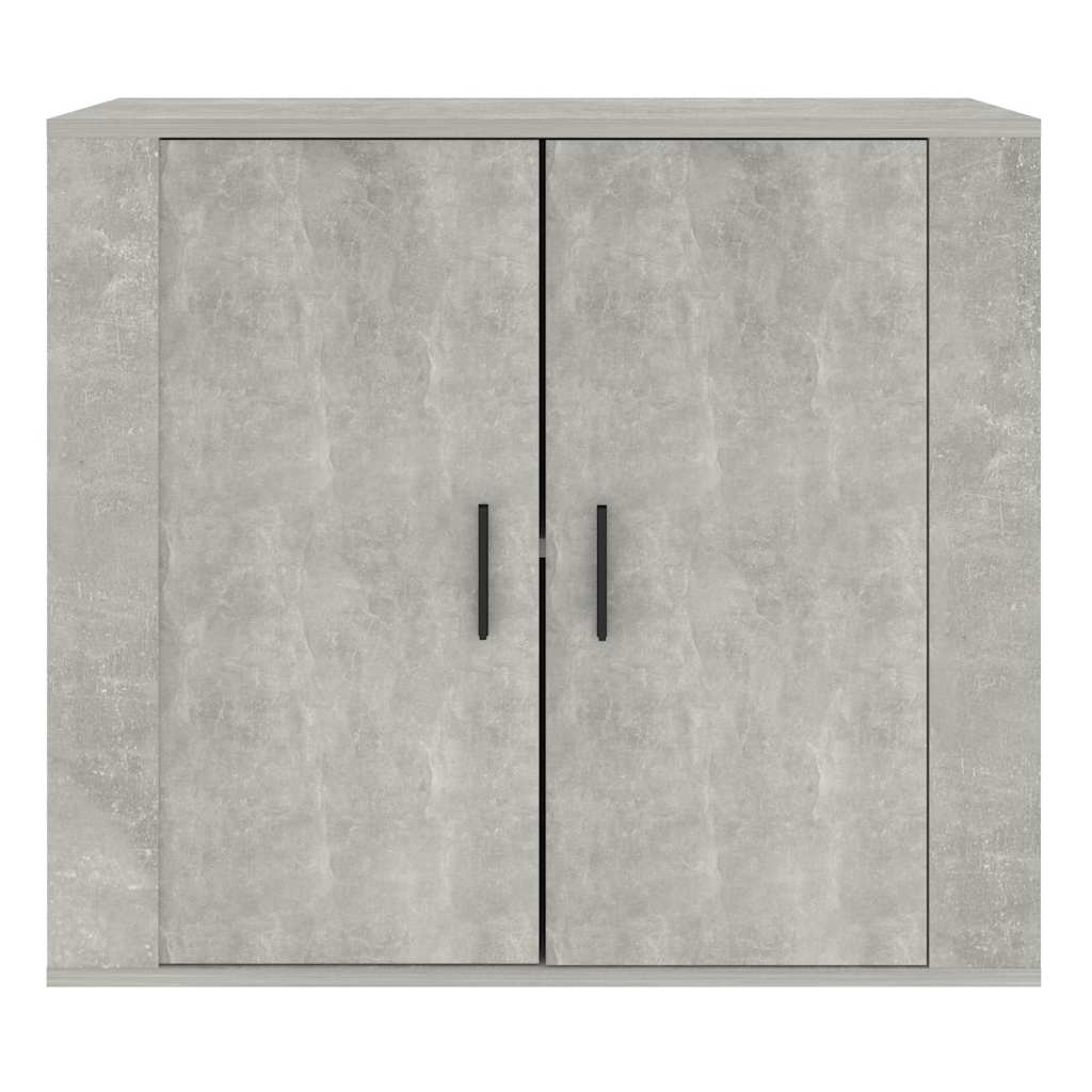 skænk 80x33x70 cm konstrueret træ betongrå