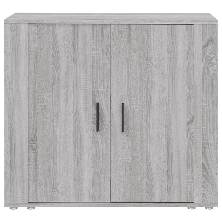 skænk 80x33x70 cm konstrueret træ grå sonoma-eg