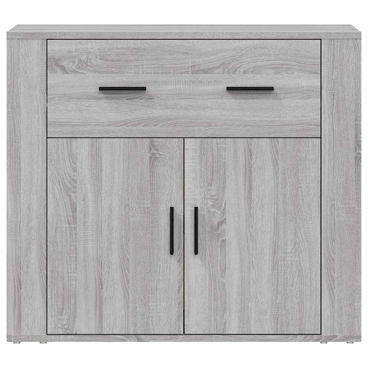 skænk 80x33x70 cm konstrueret træ grå sonoma-eg