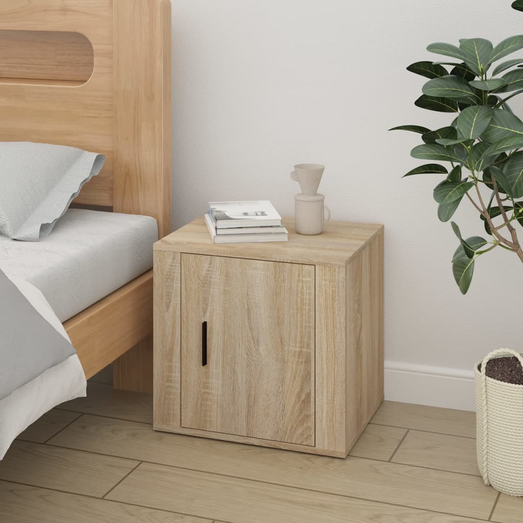 sengeborde 50x39x47cm 2 stk. sonoma-eg