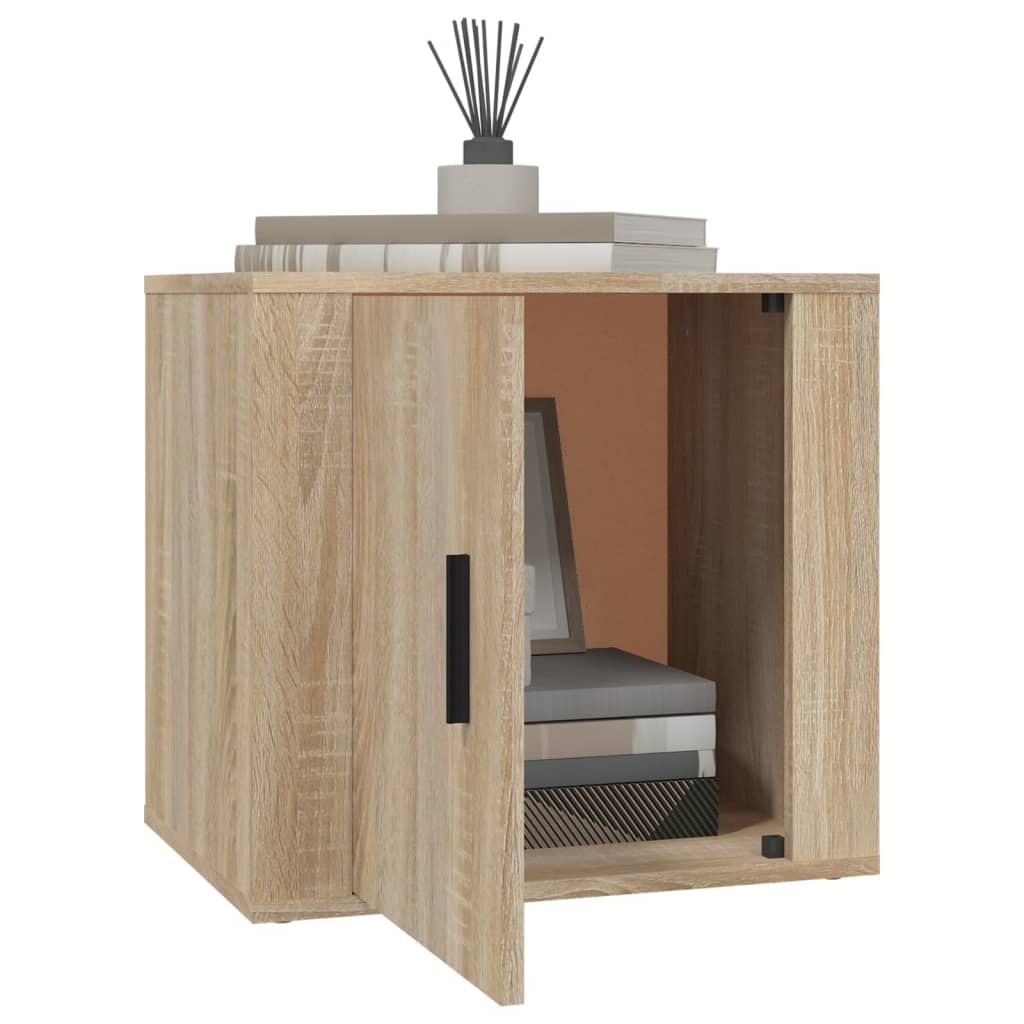 sengeborde 50x39x47cm 2 stk. sonoma-eg