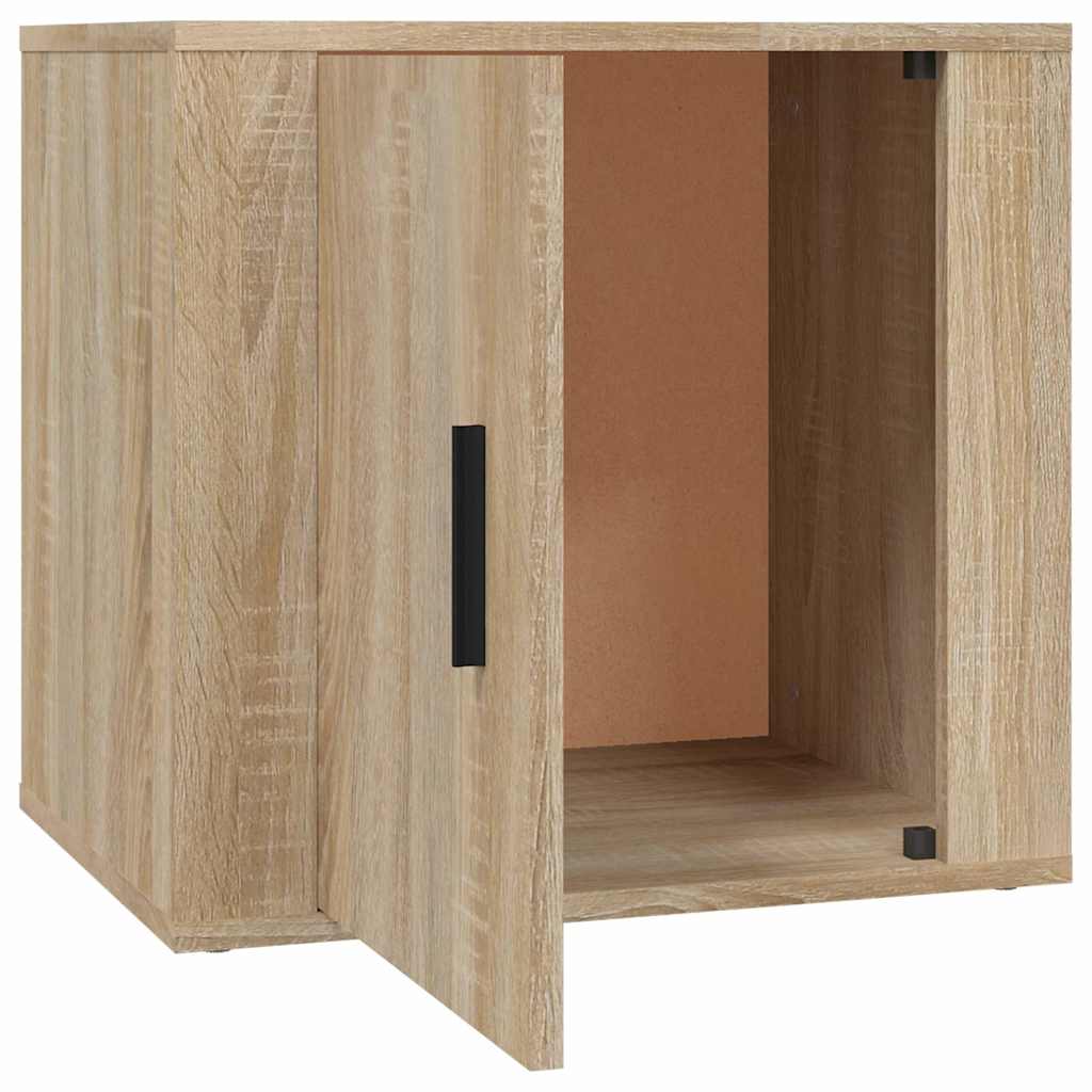 sengeborde 50x39x47cm 2 stk. sonoma-eg