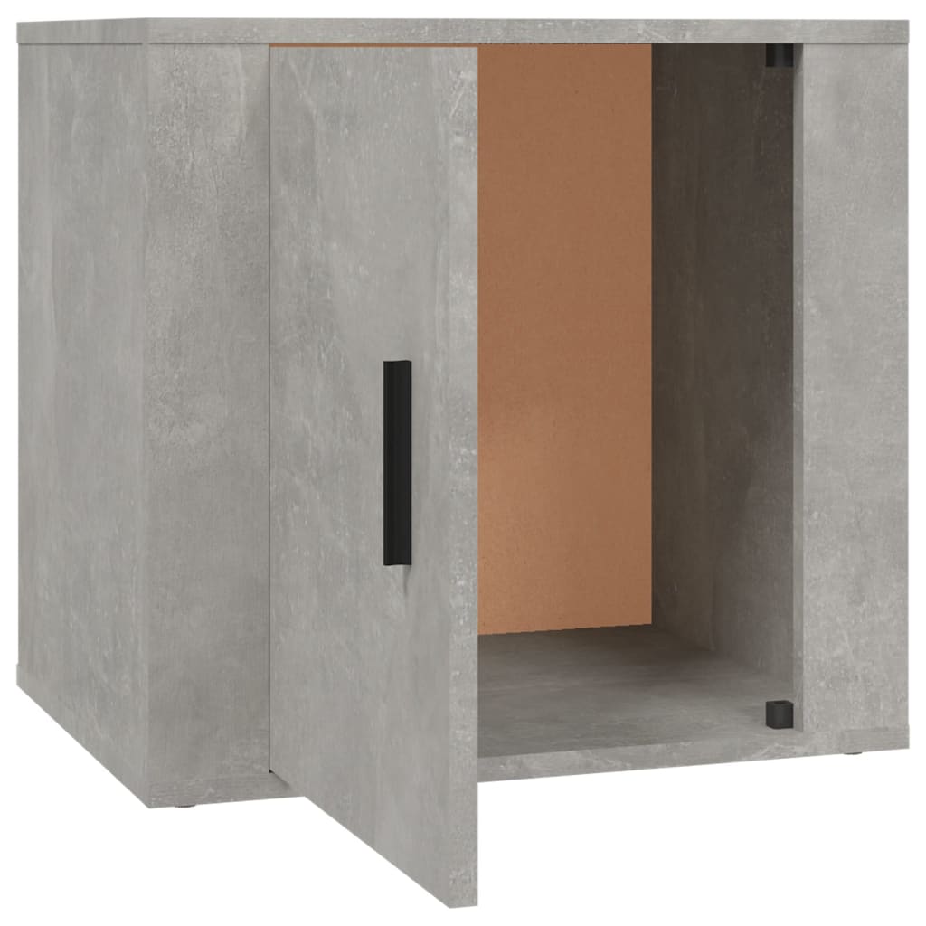sengebord 50x39x47 cm betongrå