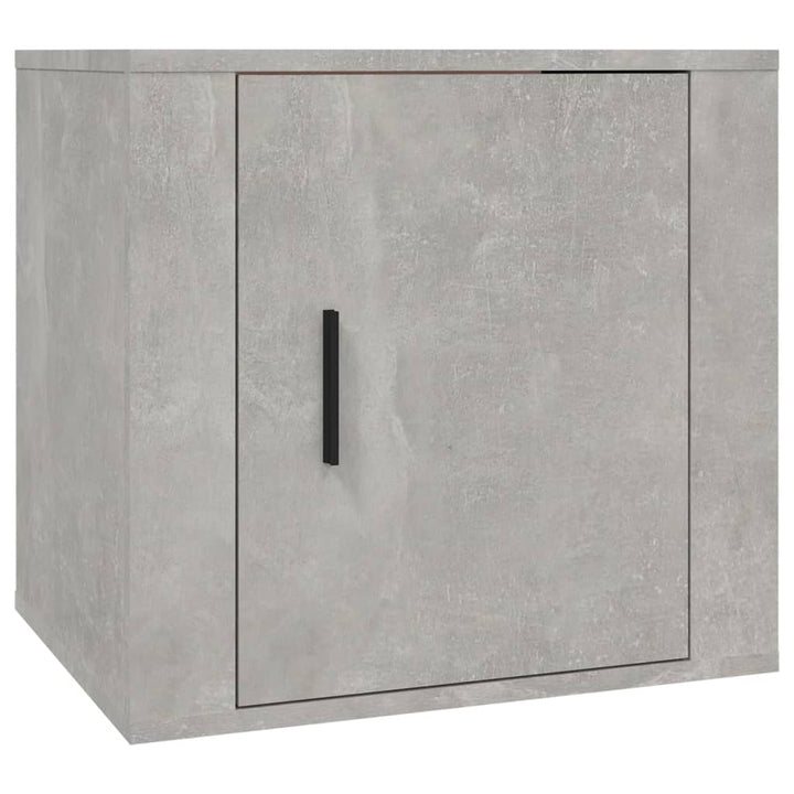 sengebord 50x39x47 cm 2 stk. betongrå