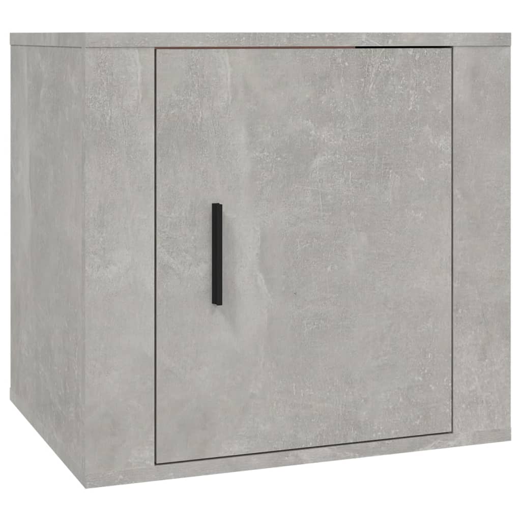 sengebord 50x39x47 cm 2 stk. betongrå