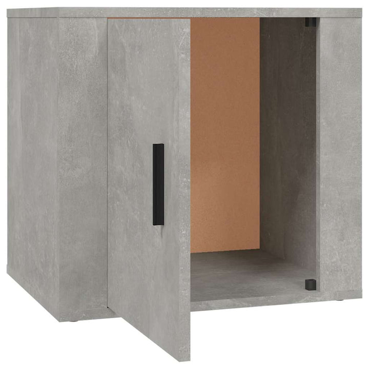 sengebord 50x39x47 cm 2 stk. betongrå
