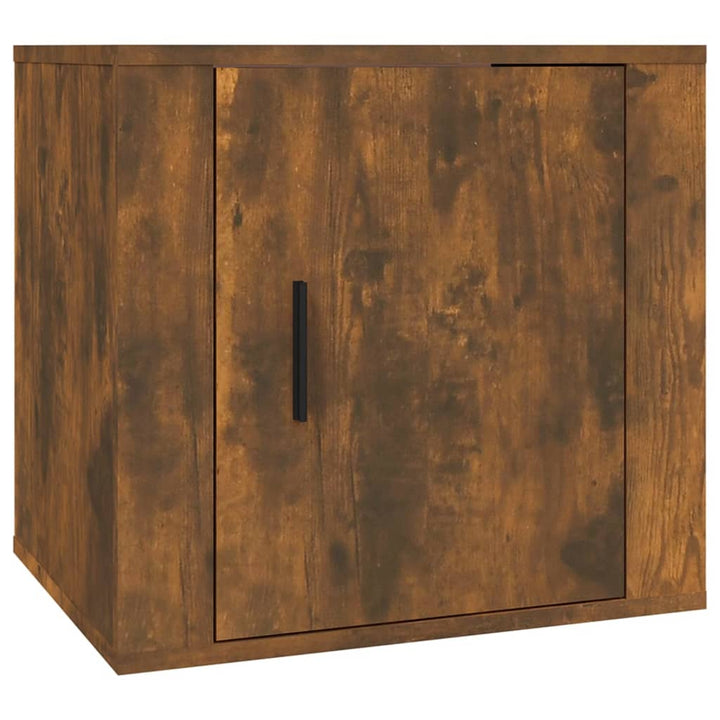 sengeborde 2 stk. 50x39x47 cm røget egetræsfarve