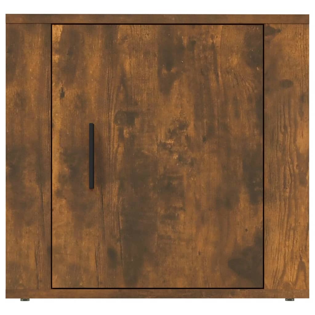 sengeborde 2 stk. 50x39x47 cm røget egetræsfarve