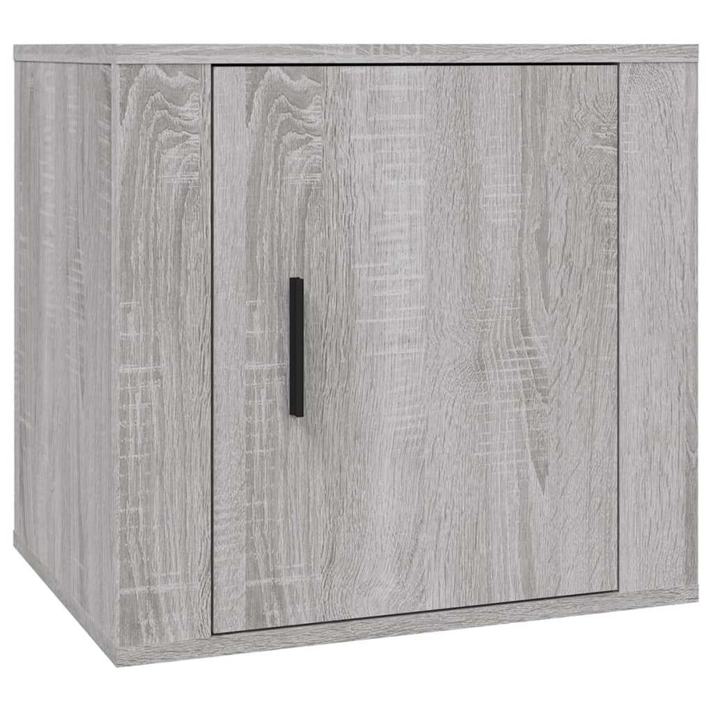 sengebord 50x39x47 cm grå sonoma-eg