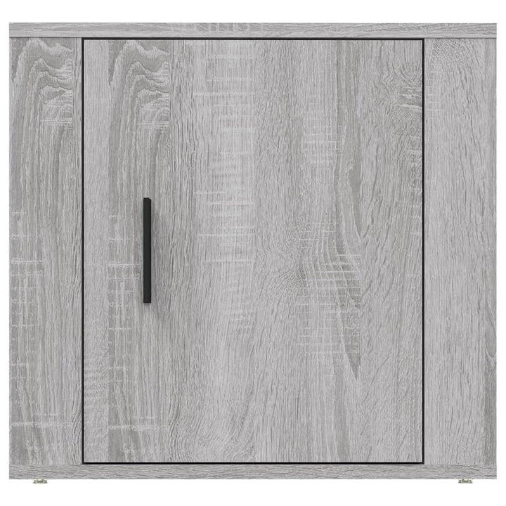 sengebord 50x39x47 cm grå sonoma-eg