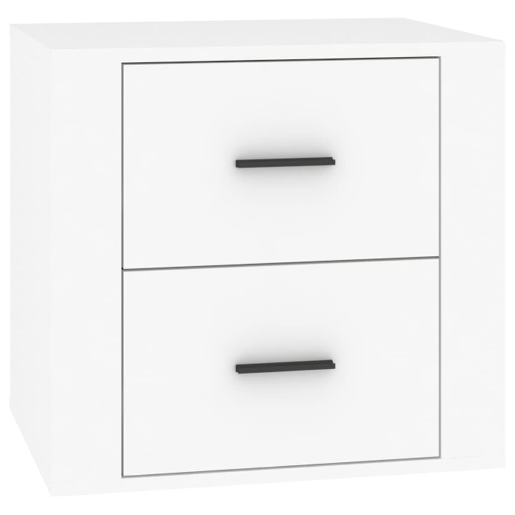 sengebord 50x39x47 cm hvid