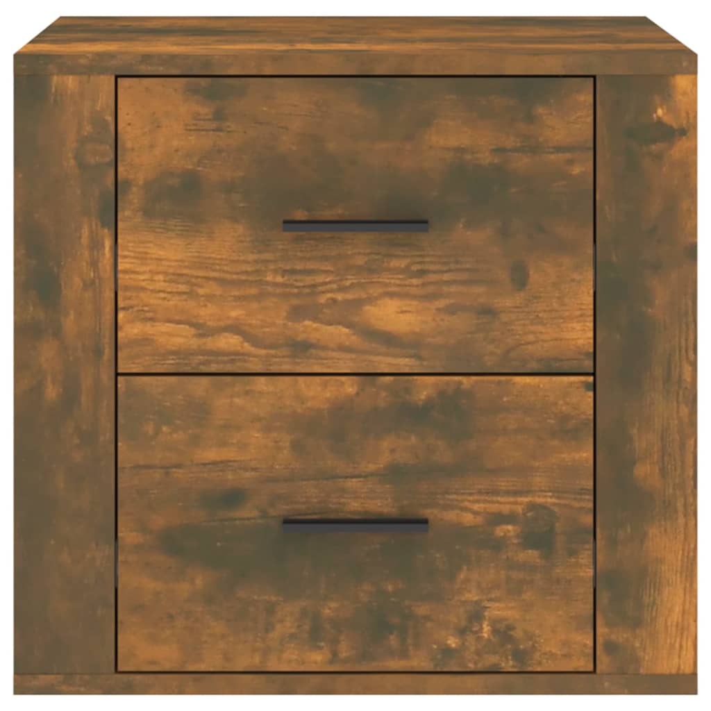 sengebord 50x39x47 cm røget egetræsfarve