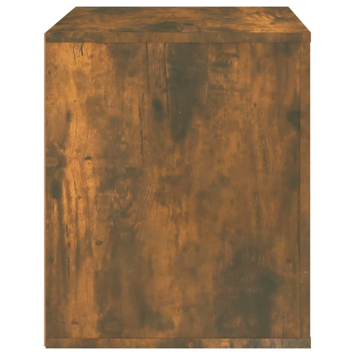sengebord 50x39x47 cm røget egetræsfarve
