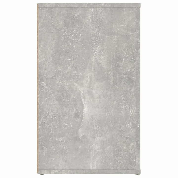 sengebord 50x36x60 cm konstrueret træ betongrå