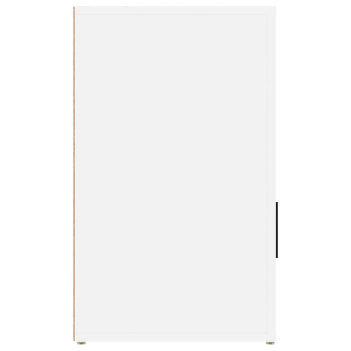 sengebord 50x36x60 cm konstrueret træ hvid