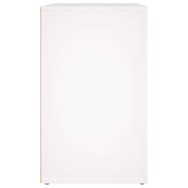 sengebord 50x36x60 cm konstrueret træ hvid
