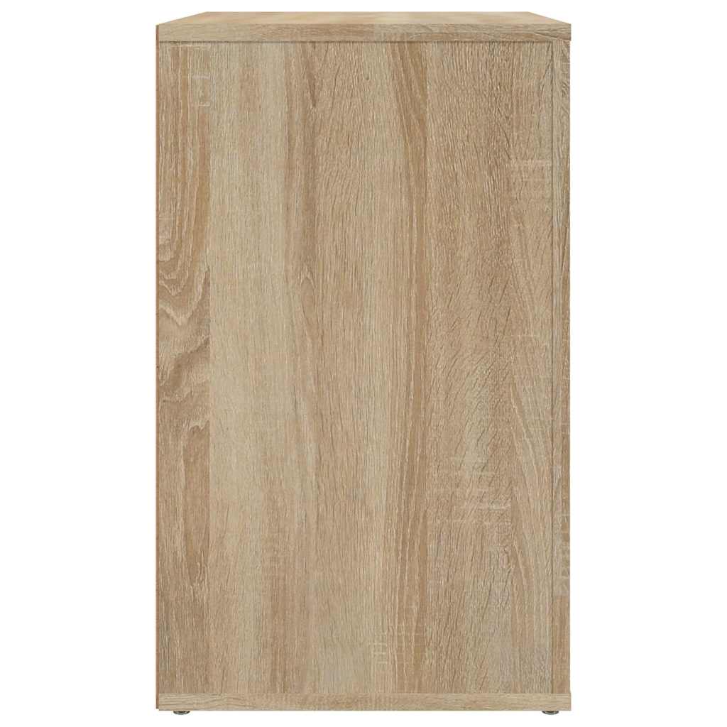 sengebord 50x36x60 cm konstrueret træ Sonoma egetræsfarve