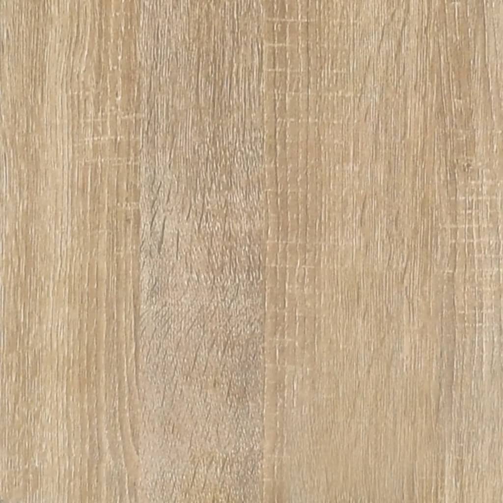 sengebord 50x36x60 cm konstrueret træ Sonoma egetræsfarve