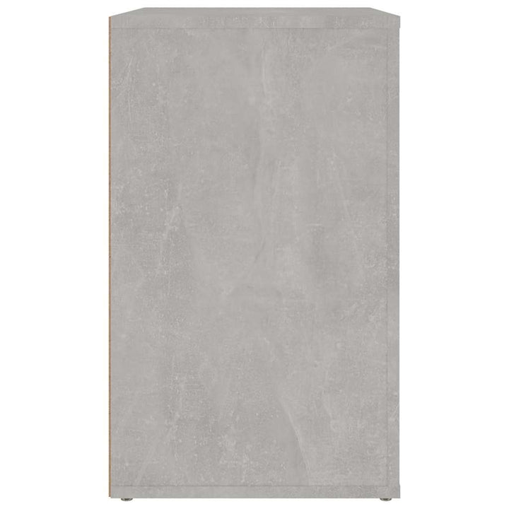 sengebord 50x36x60 cm konstrueret træ betongrå