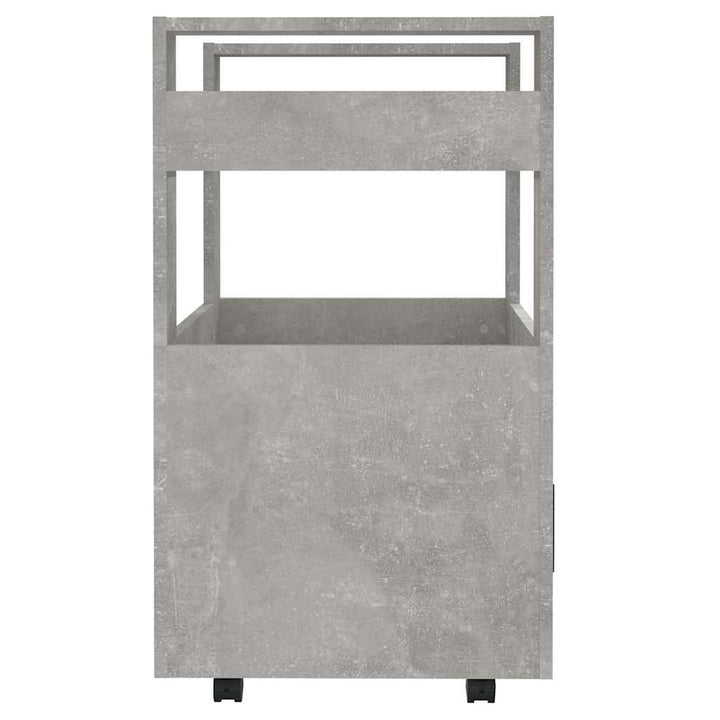 køkkenvogn 60x45x80 cm konstrueret træ betongrå