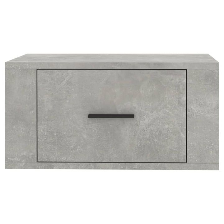 væghængte sengeborde 2 stk. 50x36x25 cm betongrå