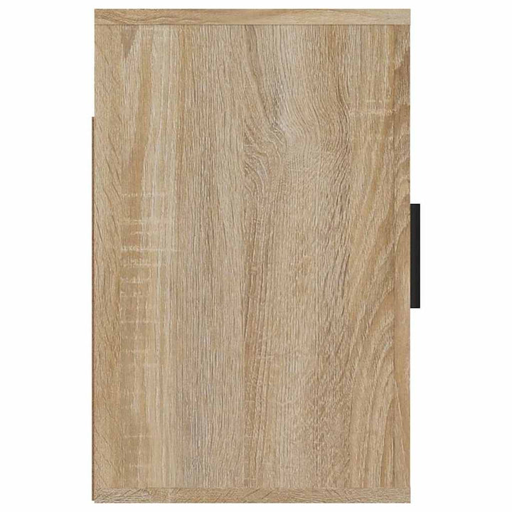 væghængte sengeborde 2 stk. 50x30x47 cm sonoma-eg