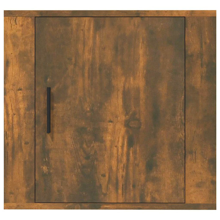 væghængte sengeborde 2 stk. 50x30x47 cm røget egetræsfarve