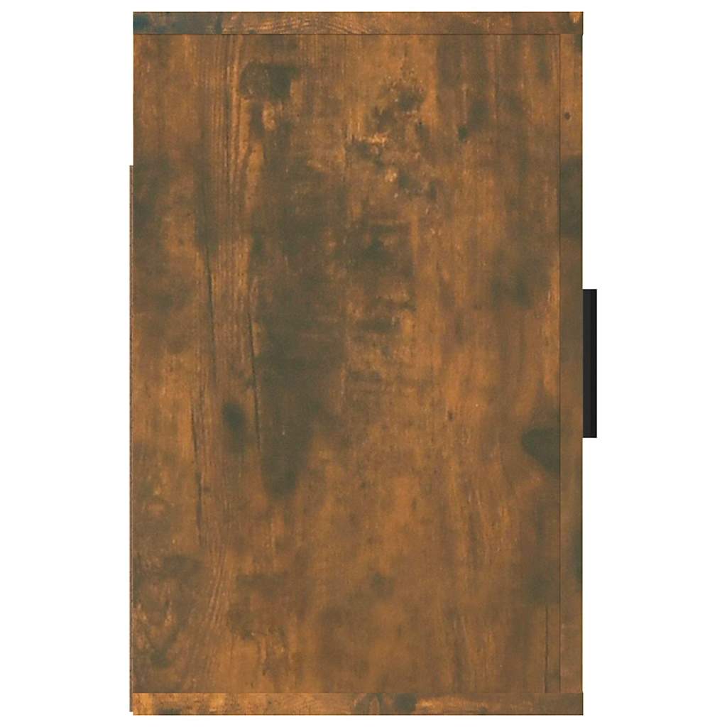 væghængte sengeborde 2 stk. 50x30x47 cm røget egetræsfarve