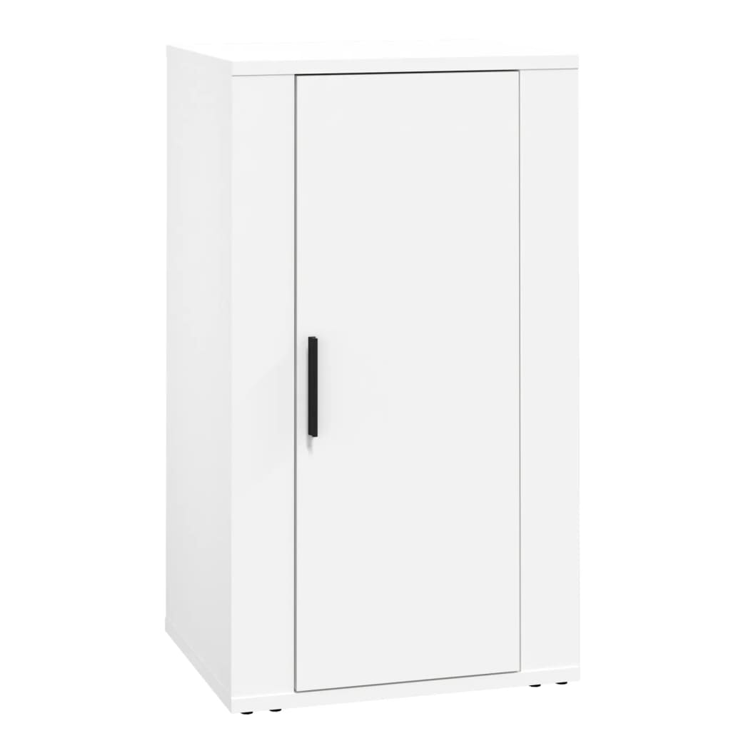 skænk 40x33x70 cm konstrueret træ hvid