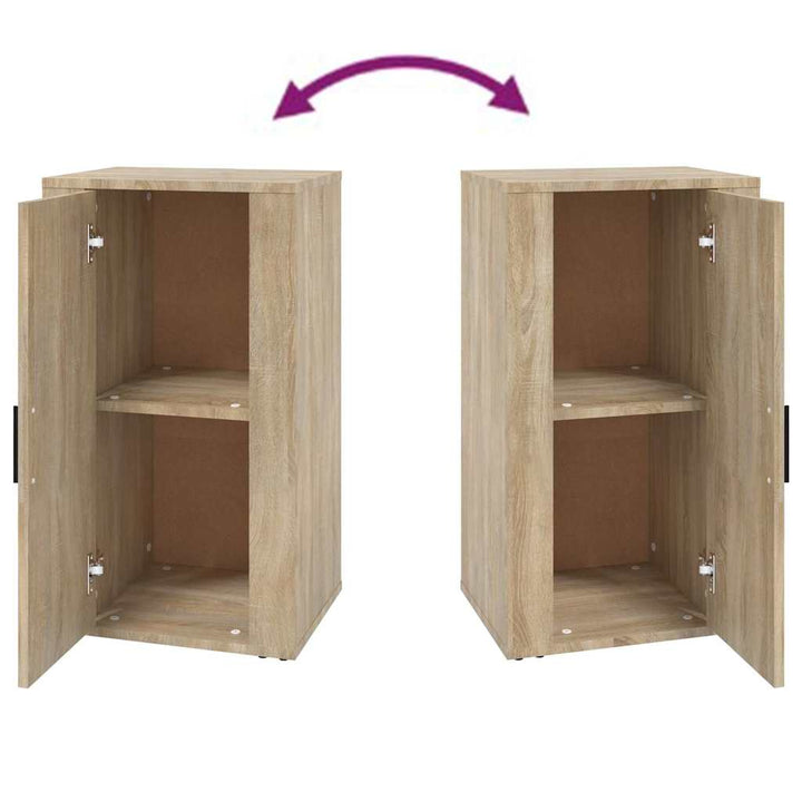 skænk 40x33x70 cm konstrueret træ sonoma-eg