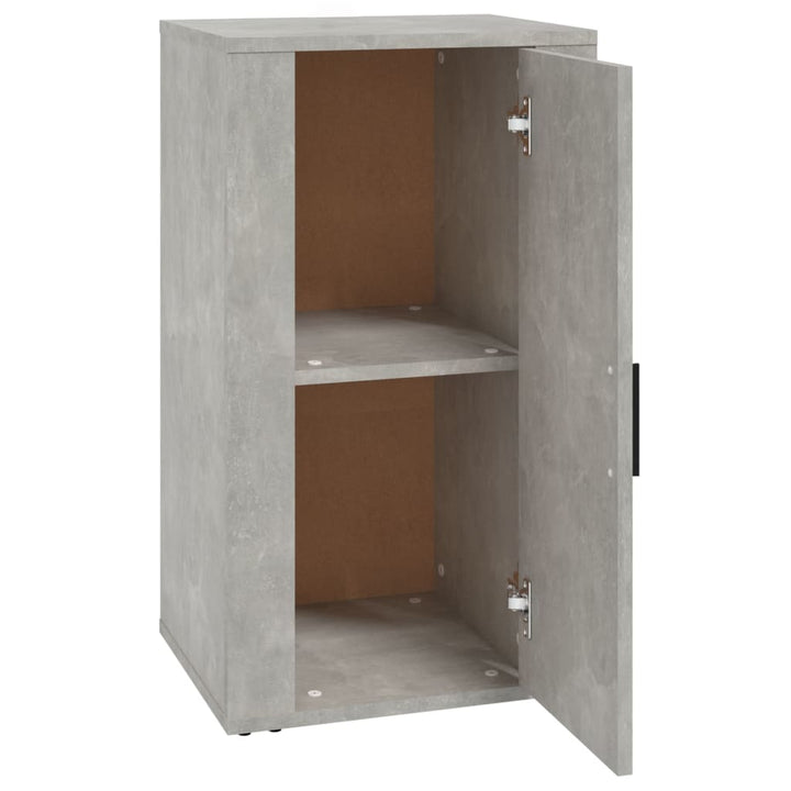 skænk 40x33x70 cm konstrueret træ betongrå