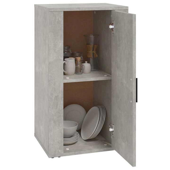 skænk 40x33x70 cm konstrueret træ betongrå