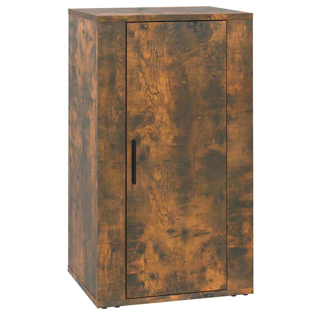 skænk 40x33x70 cm konstrueret træ røget egetræsfarve