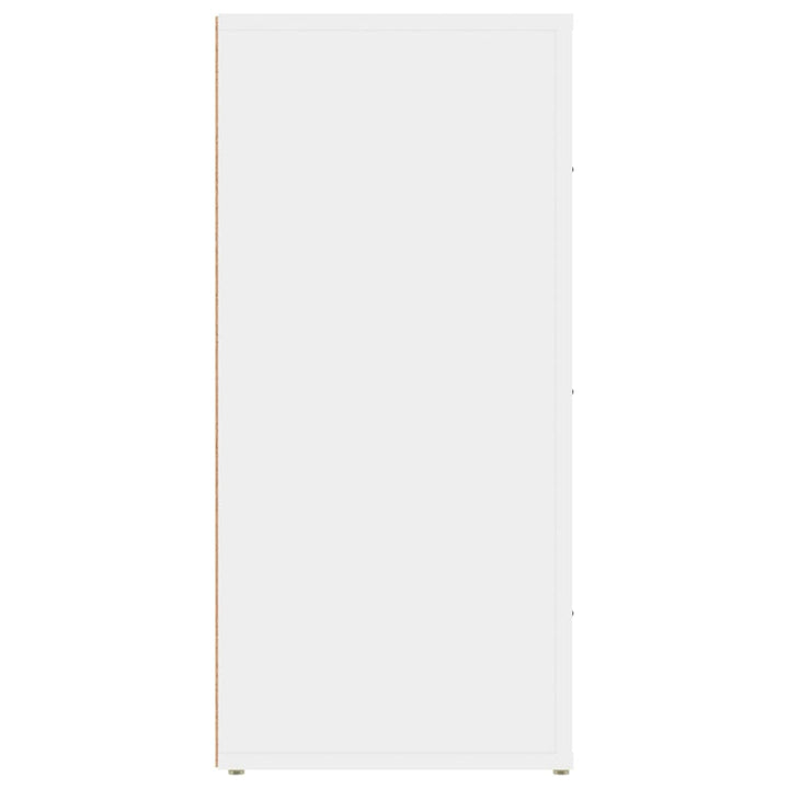 skænk 40x33x70 cm konstrueret træ hvid