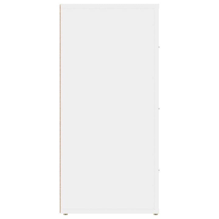 skænk 40x33x70 cm konstrueret træ hvid