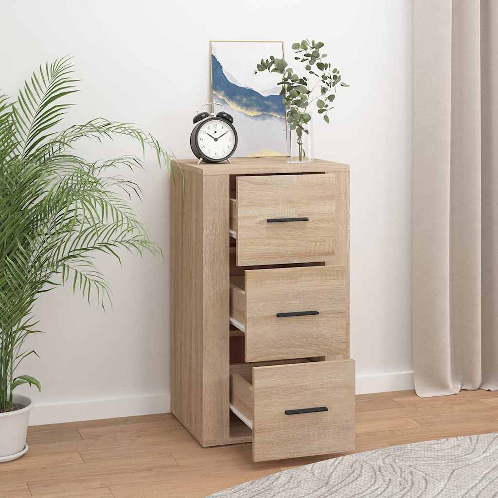 skænk 40x33x70 cm konstrueret træ sonoma-eg