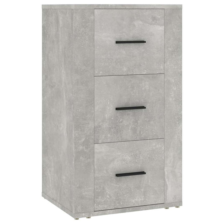 skænk 40x33x70 cm konstrueret træ betongrå