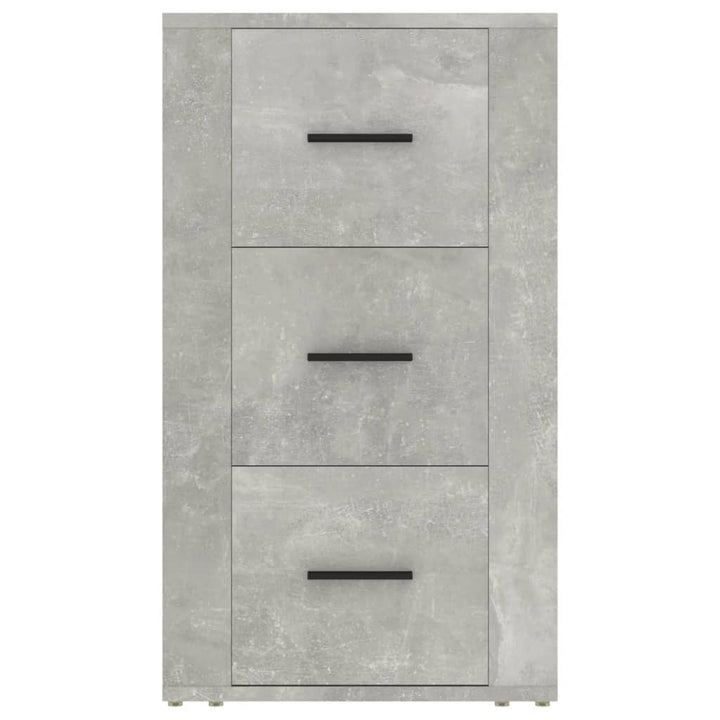 skænk 40x33x70 cm konstrueret træ betongrå
