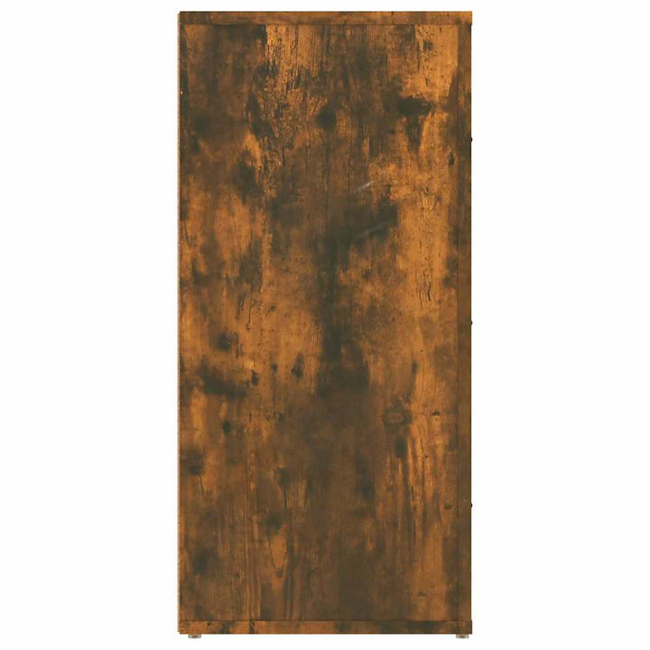 skænk 40x33x70 cm konstrueret træ røget egetræsfarve