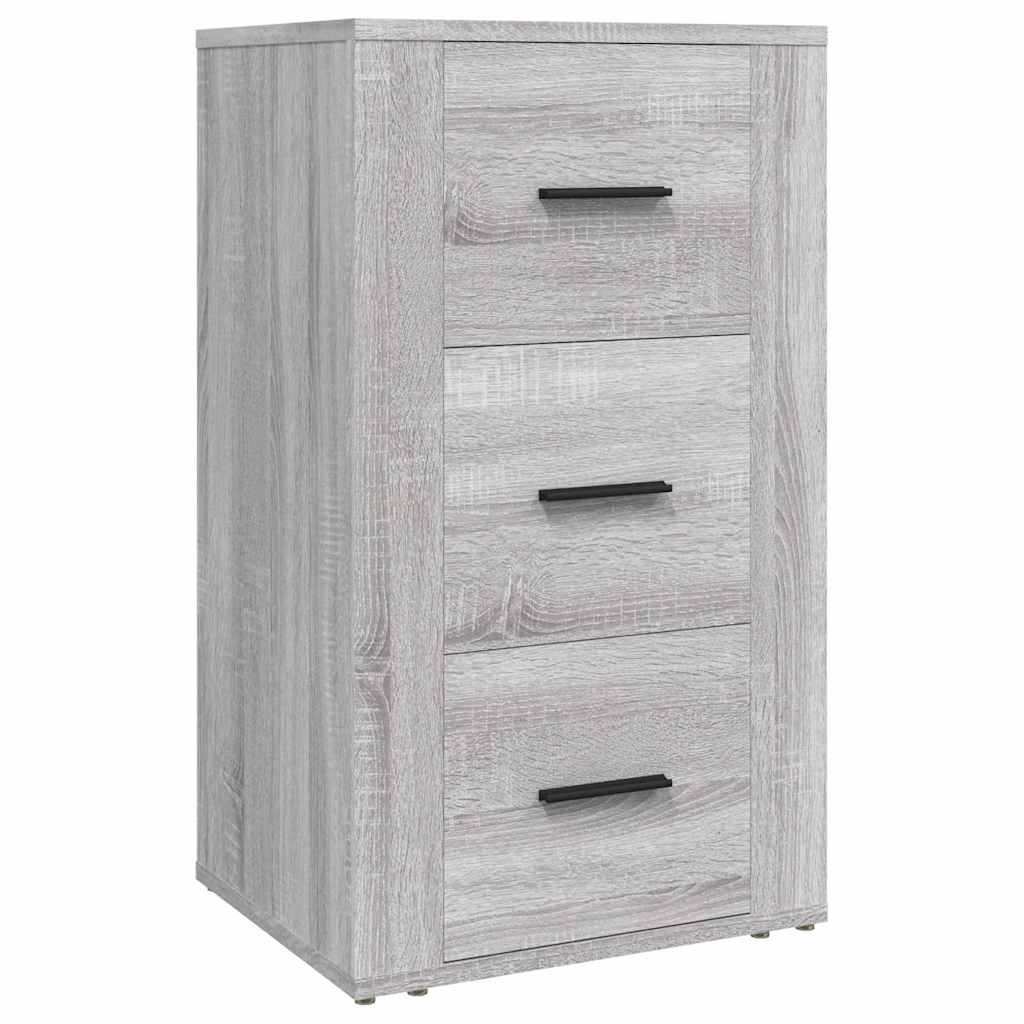 skænk 40x33x70 cm konstrueret træ grå sonoma-eg