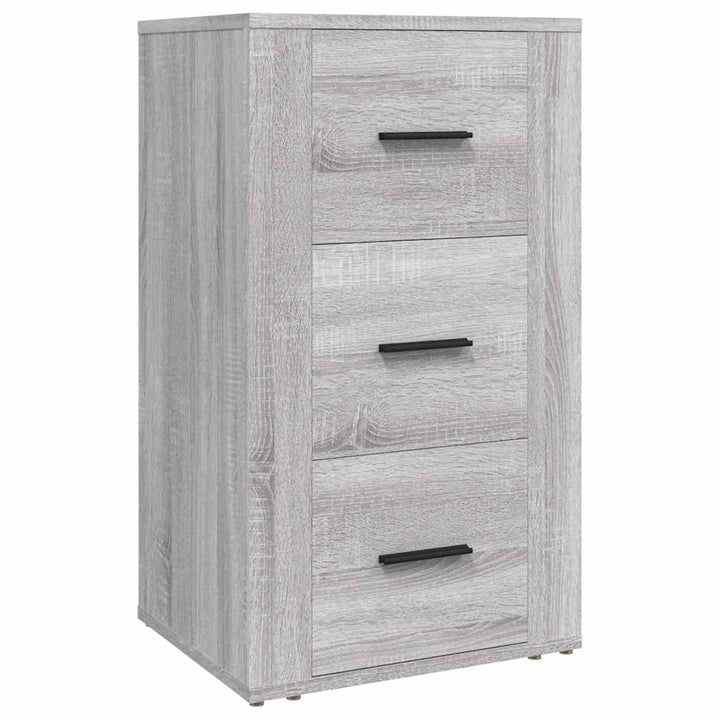 skænk 40x33x70 cm konstrueret træ grå sonoma-eg