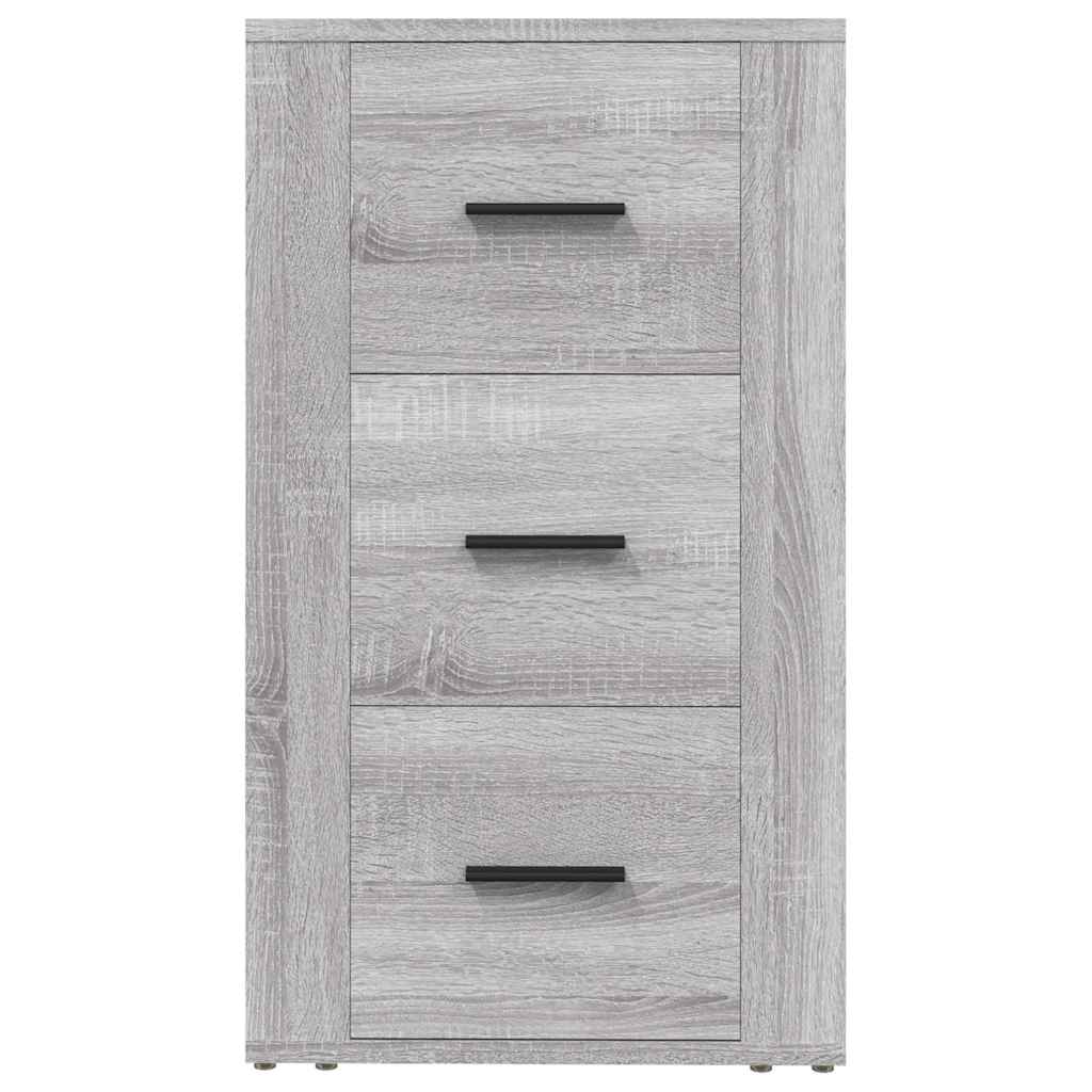 skænk 40x33x70 cm konstrueret træ grå sonoma-eg