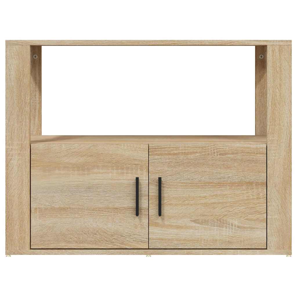 skænk 80x30x60 cm konstrueret træ sonoma-eg