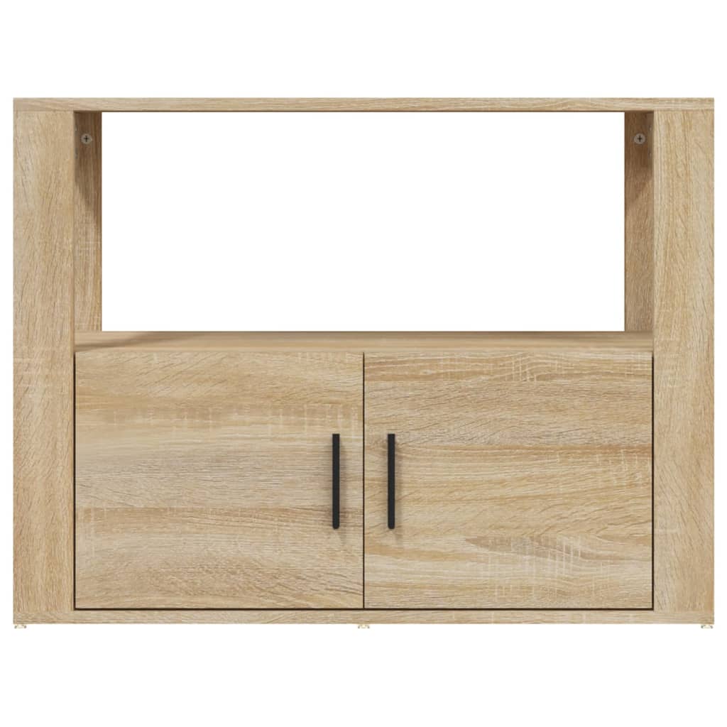 skænk 80x30x60 cm konstrueret træ sonoma-eg