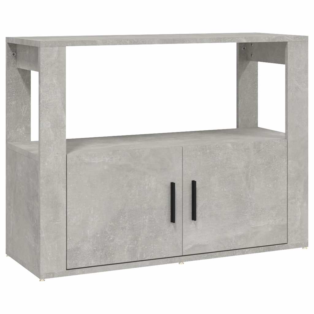 skænk 80x30x60 cm konstrueret træ betongrå